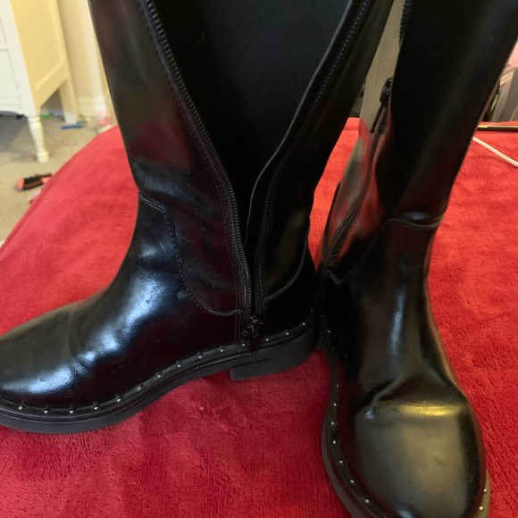 Toddler girls black boot size 12 - Picture 1 of 6